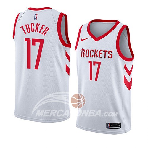 Maglia NBA Houston Rockets P.j. Tucker Association 2018 Bianco